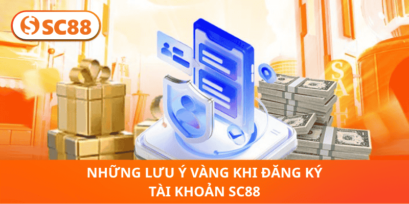 Những Lưu Ý Vàng Khi Đăng Ký Tài Khoản SC88